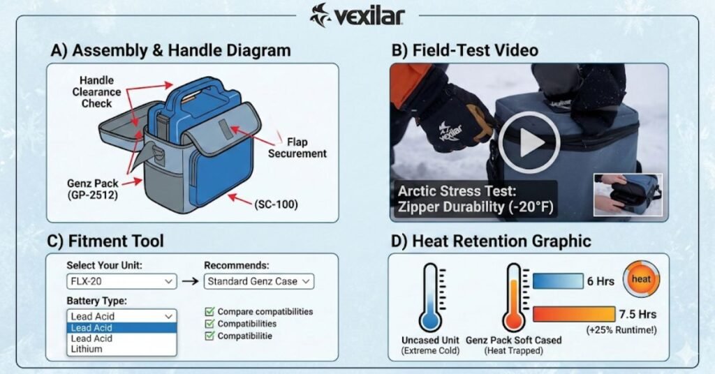 Multi Media Integration Ideas Vexilar Genz Pack Soft Case