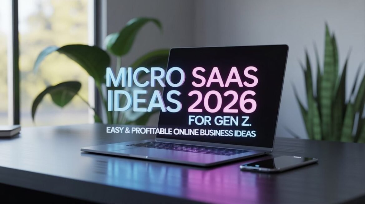 Micro SaaS Ideas 2026 for Gen Z Easy & Profitable Online Business Ideas - Micro SaaS Ideas