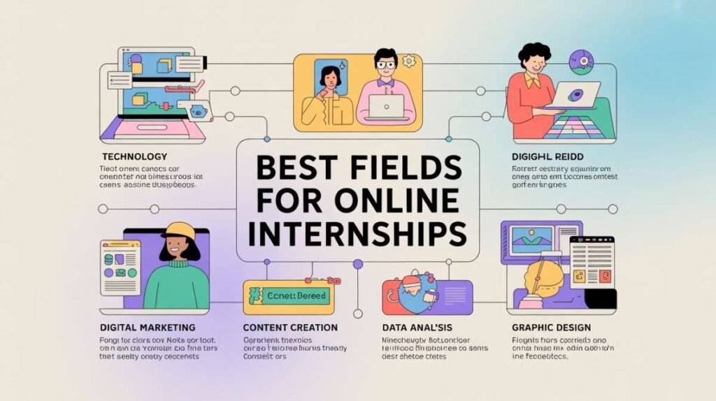 Best Fields for Online Internships