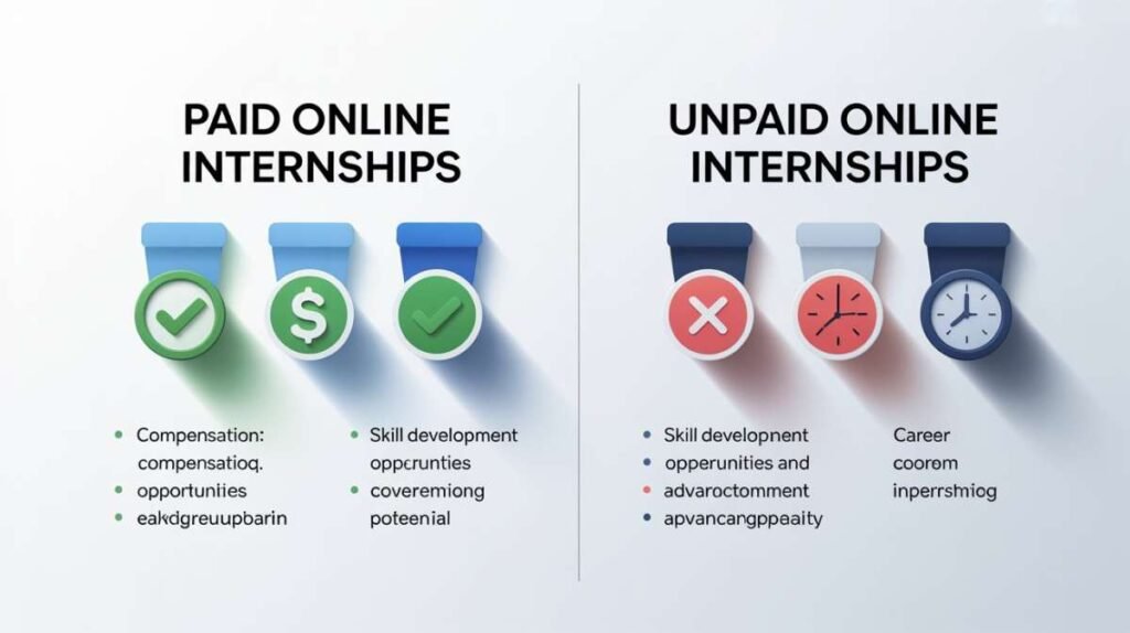 Paid vs Unpaid Online Internships