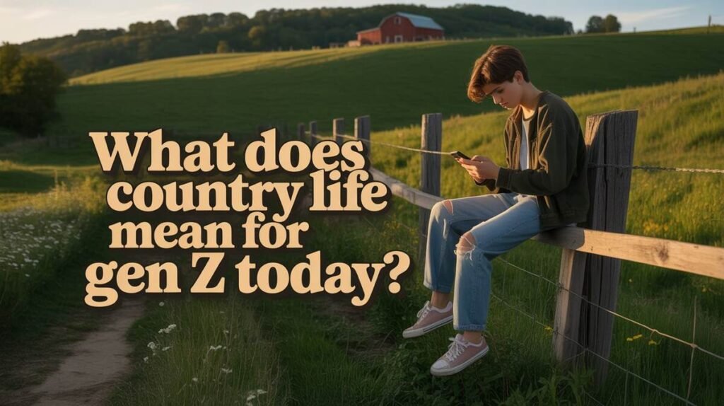 What Does Country Life Mean for Gen Z Today? - Country Life of Gen Z