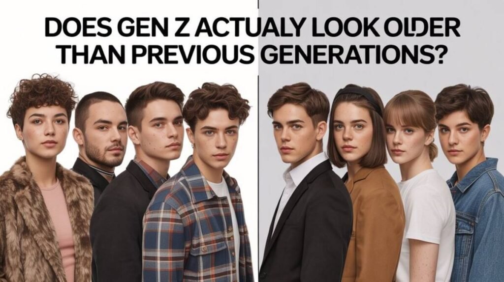 Does Gen Z Actually Look Older Than Previous Generations?