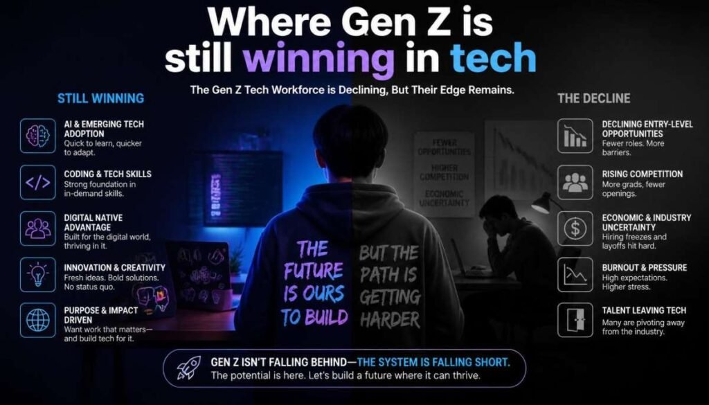 Where Gen Z is still winning in tech
